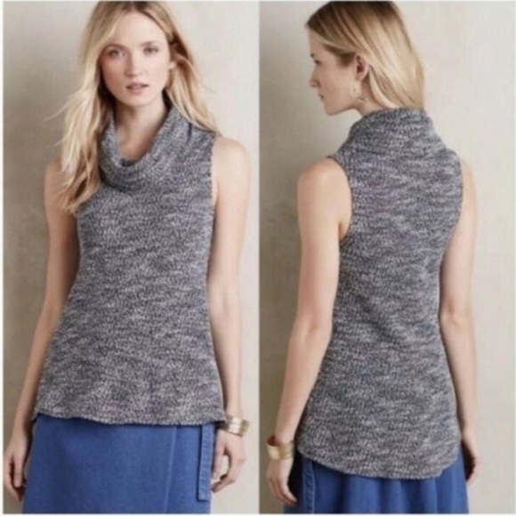 ANTHROPOLOGIE Dolan Sleeveless Cowl Neck Sweater - Picture 3 of 11